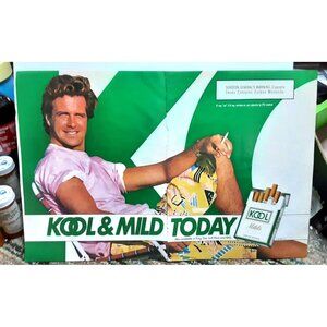 1987 Kool Milds Cigarettes Original Print Ad Vintage 80s